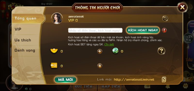Hướng dẫn lấy lại mật khẩu đăng nhập Iwin cho người mới